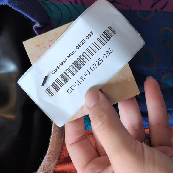 ✨ Kantha Bae Patchwork Sari Goddess Midi Moo Osfm - Picture 6 of 8